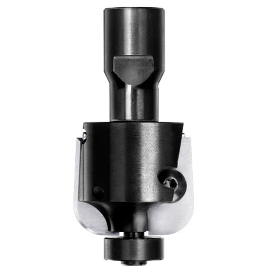 UNITEC houder met halfholkeermessen R=8,0 mm met lager, D=32 mm, Binnendraad M10, HW