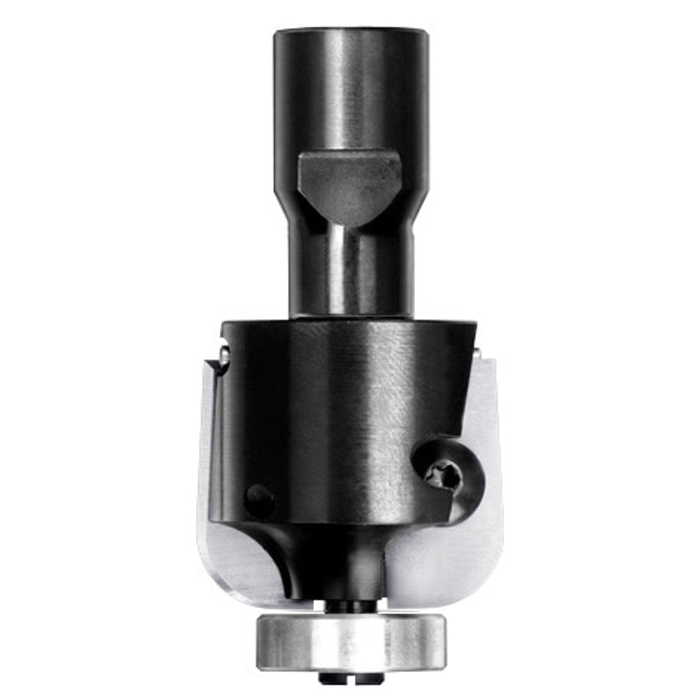 UNITEC houder met halfholkeermessen R=6,0 mm met lager, D=32 mm, Binnendraad M10, HW