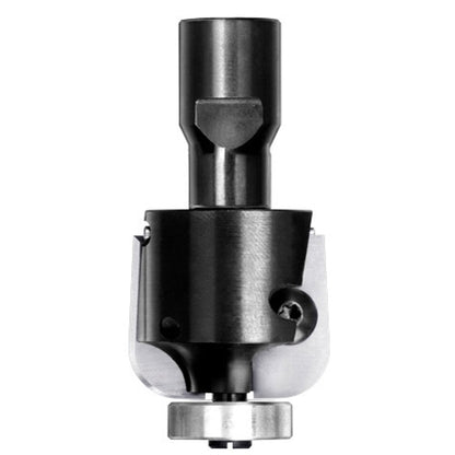 UNITEC houder met halfholkeermessen R=6,0 mm met lager, D=32 mm, Binnendraad M10, HW