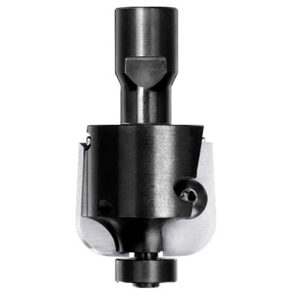 UNITEC houder met halfholkeermessen R=10,0 mm met lager, D=36 mm, Binnendraad M12, HW