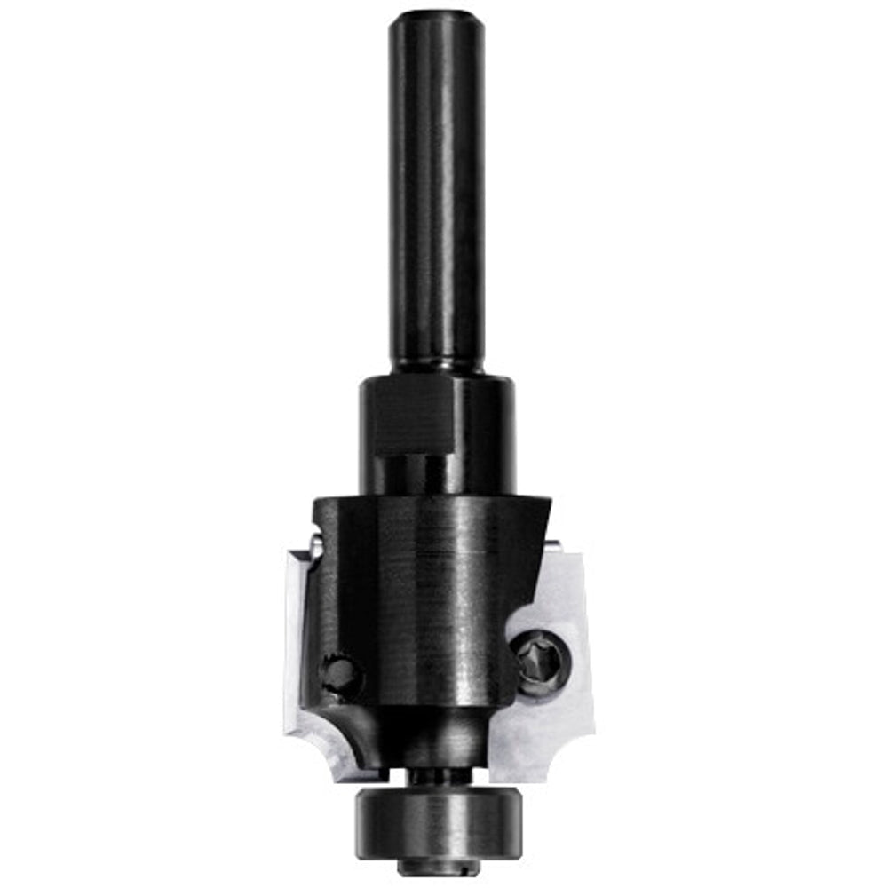UNITEC houder met kwartrondkeermessen R=5,0 mm met lager, D=26 mm, S=8 mm, HW
