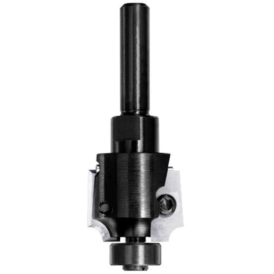 UNITEC houder met kwartrondkeermessen R=4,0 mm met lager, D=26 mm, S=8 mm, HW