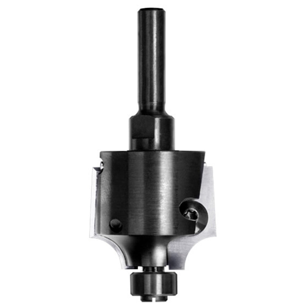 UNITEC houder met kwartrondkeermessen R=10,0 mm met lager, D=36 mm, S=8 mm, HW