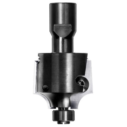 UNITEC houder met kwartrondkeermessen R=10,0 mm met lager, D=36 mm, Binnendraad M10, HW