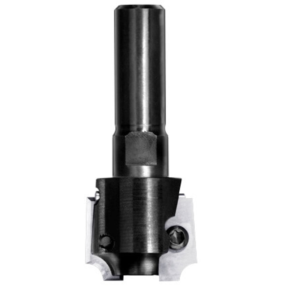UNITEC houder met kwartrondkeermessen R=5,0 mm zonder lager, D=26 mm, S=10 mm, HW