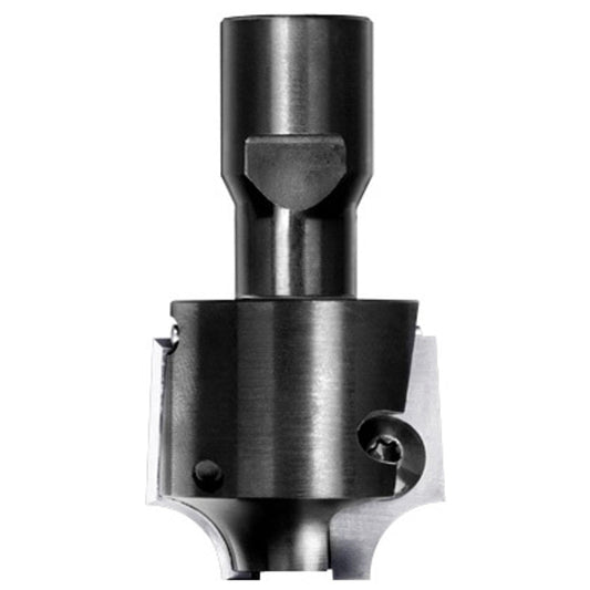 UNITEC houder met kwartrondkeermessen R=8,0 mm zonder lager, D=32 mm, Binnendraad M12, HW