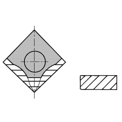Keermessiergroeffrees, D=24 mm, S=12 mm, HW, Z=1