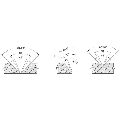 Keermes V-Groef/Fasefrees 60°, L3=35 mm, TL=118 mm, S=25 mm, Z=1, HW