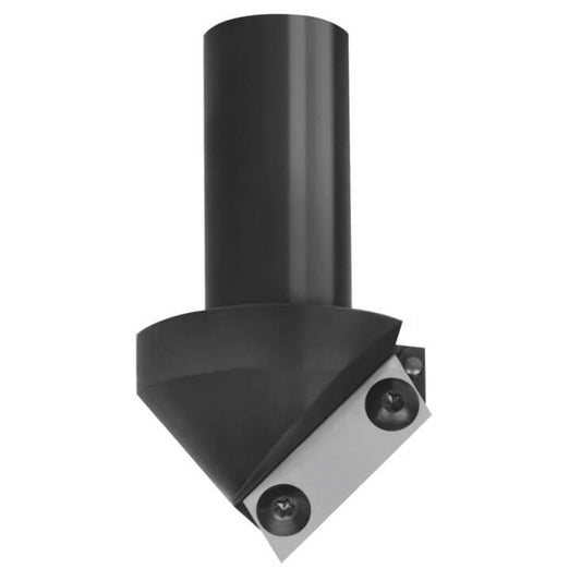 Keermes V-Groef/Fasefrees 90°, L3=25 mm, TL=93 mm, S=25 mm, Z=1, HW