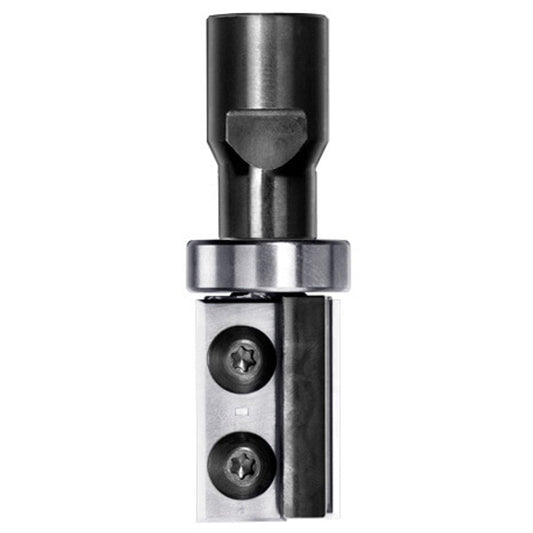Keermeskantenfrees recht Ø 22 x 30 mm, TL=66 mm, Binnendraad M12, HW