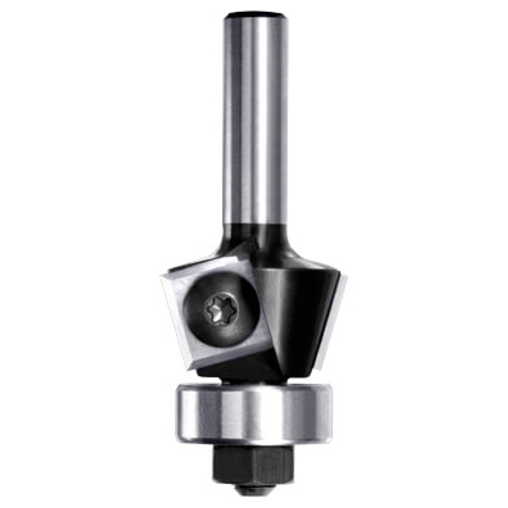 Keermesfasefrees 15° met lager, L2=11.5 mm, S=8 mm, HW