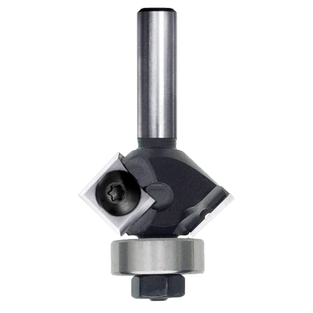 Universele keermesfasefrees 45° met lager, L2=7 mm, S=8 mm, HW