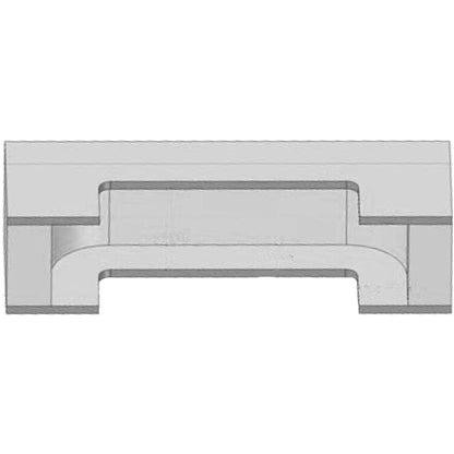 Keermes slotkastfrees Ø 44 x 12 mm, TL=62 mm, S=8 mm, HW