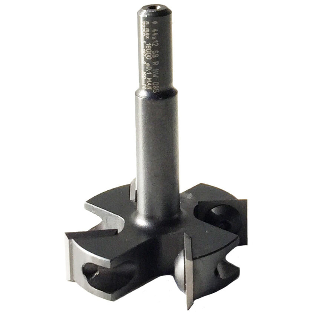 Keermes slotkastfrees Ø 44 x 12 mm, TL=62 mm, S=8 mm, HW