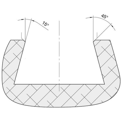 Keermes Zwaluwstaartfrezen Ø=60 x 50 mm, S=30/29,8 mm, HW, Z=3