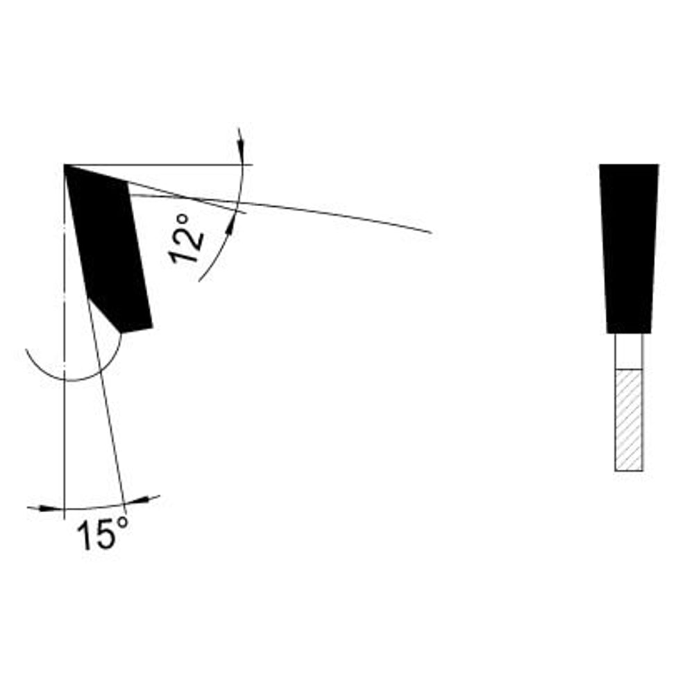 Groefzaag Ø 250 mm, asgat 30 mm, B=6,00 mm, Z=4 Vlaktand SDB, HW
