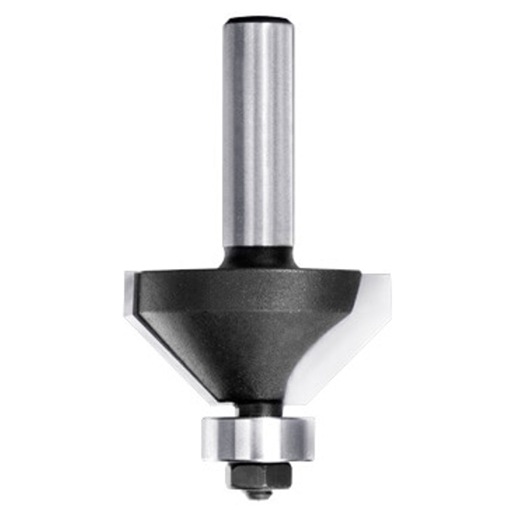 Fasefrees 45° met lager, L3=10 mm, TL=53 mm, S=6 mm, HW