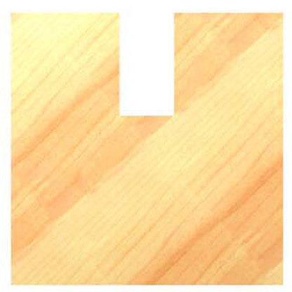 Groeffrees Ø 10 x 23 mm, TL=70 mm, S=10 mm, HW