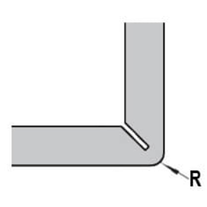 Alucobond V-Groeffrees 90°, D=15,9 mm, S=8 mm, HW, Z=2