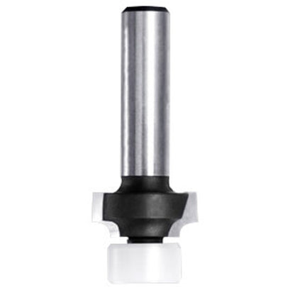 Afrondprofielfrees R=2,5 mm met kunststof lager, D=19 mm, S=8 mm, HW
