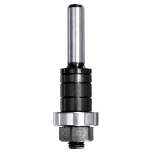 Spindel met tussenringen en lager, opname (d) 6,3 mm, L2=20 mm, S=6 mm