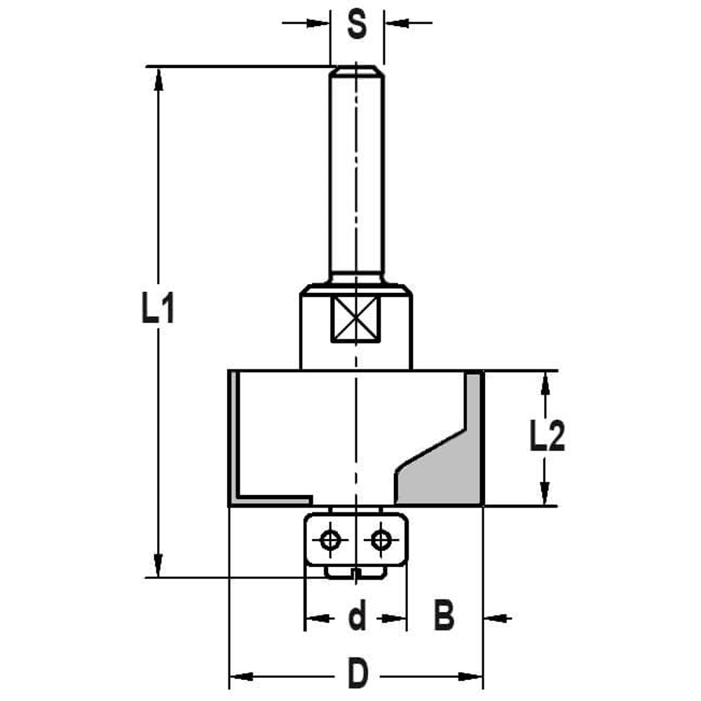 Sponningfrees D=24 B=3,0 lager 18mm