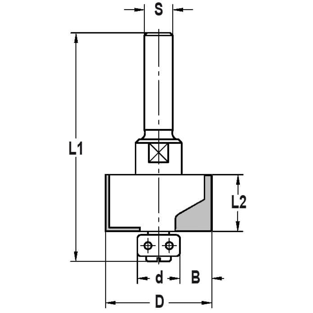 Sponningfrees D=31 B=5,5 lager 20mm