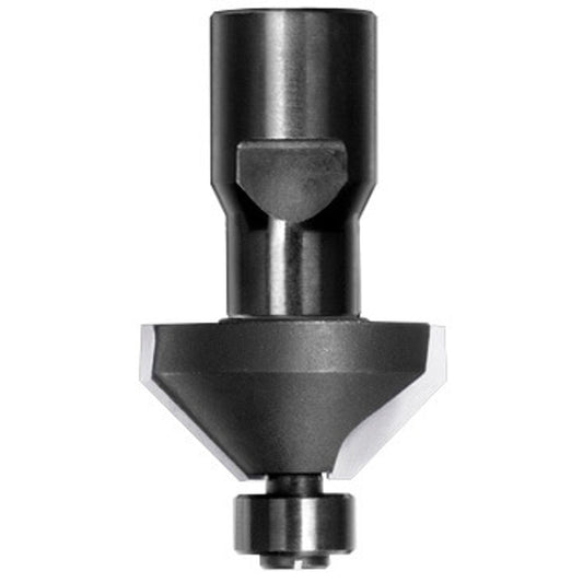 Fasefrees 45° met lager, L3=10 mm, TL=55 mm, Binnendraad M12, HW