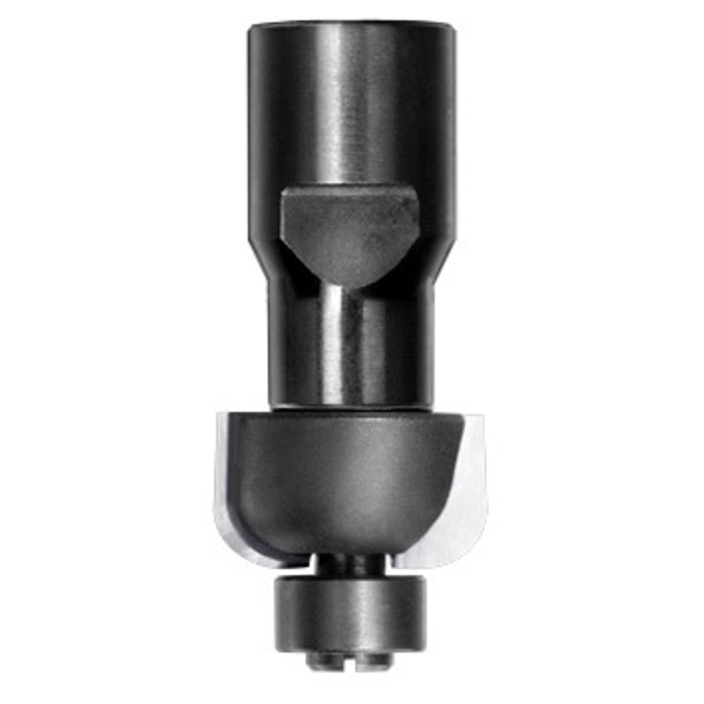 Halfholprofielfrees R=5,0 mm met lager, D=22 mm, Binnendraad M12, HW