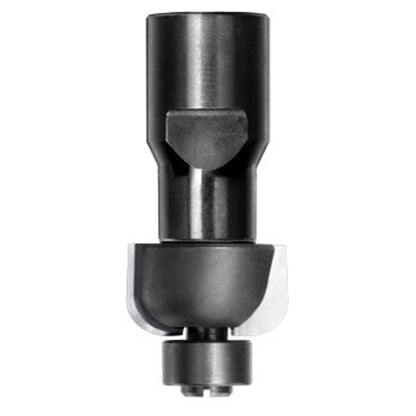 Halfholprofielfrees R=5,0 mm met lager, D=22 mm, Binnendraad M12, HW