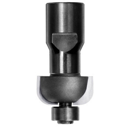 Halfholprofielfrees R=6,35 mm met lager, D=24,6 mm, Binnendraad M10, HW