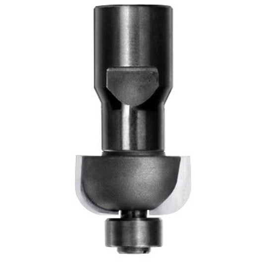 Halfholprofielfrees R=6,35 mm met lager, D=24,6 mm, Binnendraad M10, HW