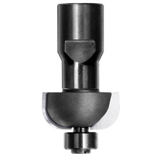 Halfholprofielfrees R=8,0 mm met lager, D=28 mm, Binnendraad M12, HW