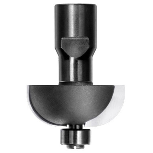 Halfholprofielfrees R=12,7 mm met lager, D=37,4 mm, Binnendraad M12, HW