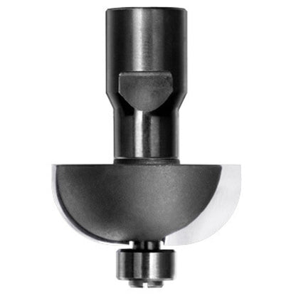 Halfholprofielfrees R=12,7 mm met lager, D=37,4 mm, Binnendraad M10, HW