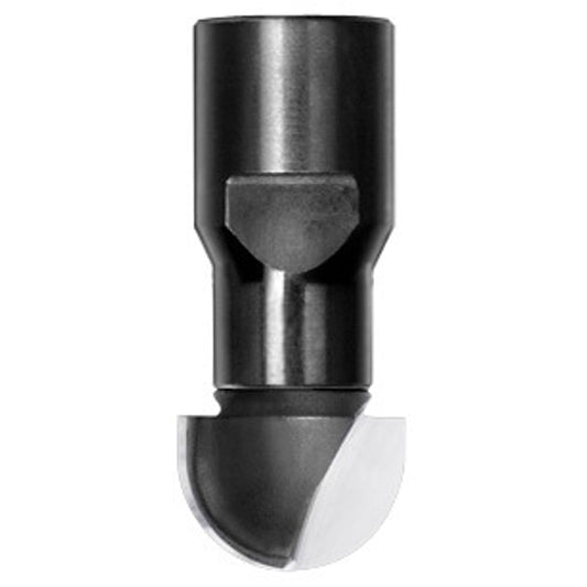 Holprofielfrees R=9,5 mm, TL=43 mm, Binnendraad M10, HW