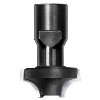 Kwartrondprofielfrees R=8,0 mm zonder lager, D=30 mm, Binnendraad M12, HW
