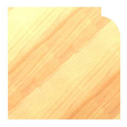 Kwartrondprofielfrees R=9,5 mm onderkant ingelegd HW, D=30 mm, Binnendraad M12, HW