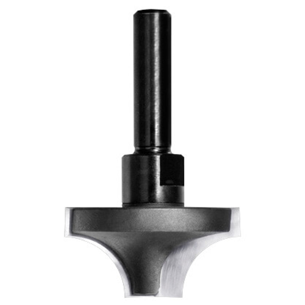 Kwartrondprofielfrees R=12,7 mm onderkant ingelegd HW, D=37,4 mm, S=6 mm, HW