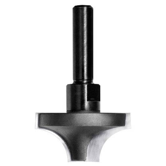 Kwartrondprofielfrees R=12,7 mm onderkant ingelegd HW, D=37,4 mm, S=8 mm, HW