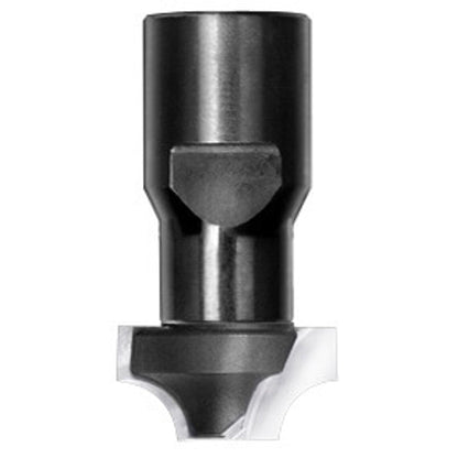 Kwartrondprofielfrees R=6,0 mm onderkant ingelegd HW, D=22 mm, Binnendraad M10, HW