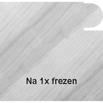 Kraalprofielfrees R=8,0 mm met lager, D=35 mm, S=8 mm, HW