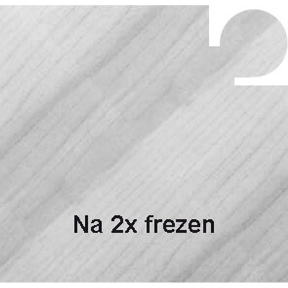 Kraalprofielfrees R=8,0 mm met lager, D=35 mm, S=8 mm, HW