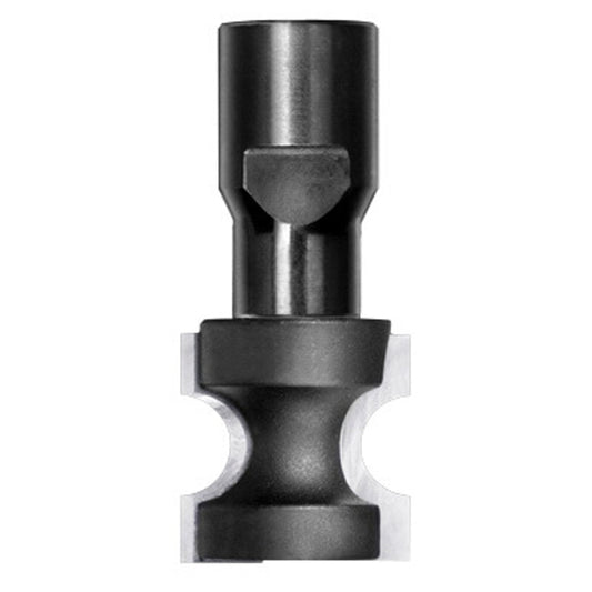 Halfrondprofielfrees R=5,0 mm zonder lager, D=24 mm, Binnendraad M10, HW