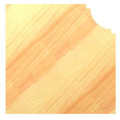 Hollijstprofielfrees R=6,35 mm zonder lager, D=30,7 mm, S=8 mm, HW