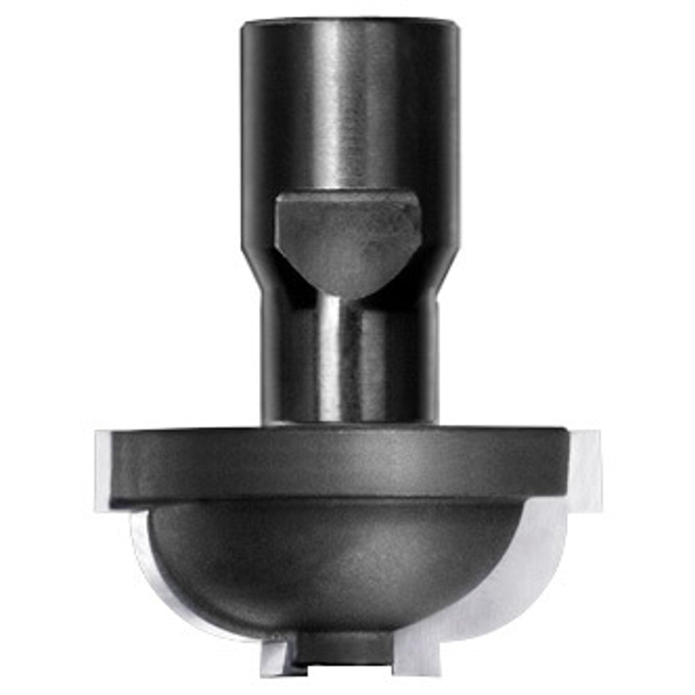 Hollijstprofielfrees R=9,5 mm zonder lager, D=38 mm, Binnendraad M12, HW