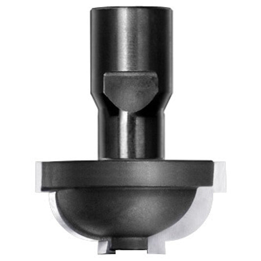 Hollijstprofielfrees R=9,5 mm zonder lager, D=38 mm, Binnendraad M12, HW