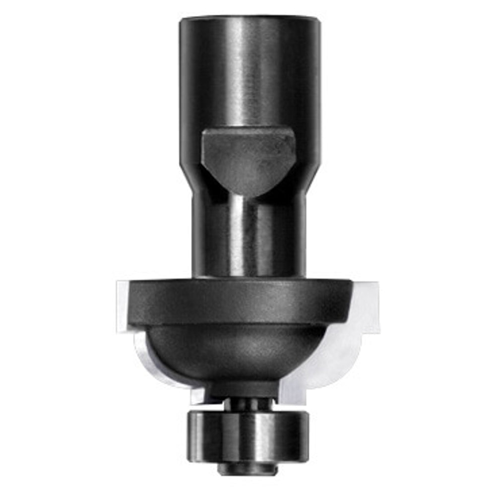 Hollijstprofielfrees R=6,35 mm met lager, D=30,7 mm, Binnendraad M12, HW