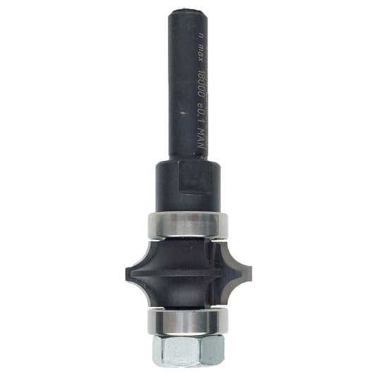 Spitskantenfrees R=4,8 mm met dubbel lager, D=25,4 mm, S=8 mm, HW