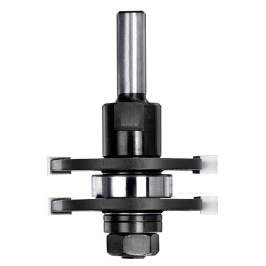 Groef & Veergarnituur, D=40 mm, L2=18 mm, S=8 mm, HW